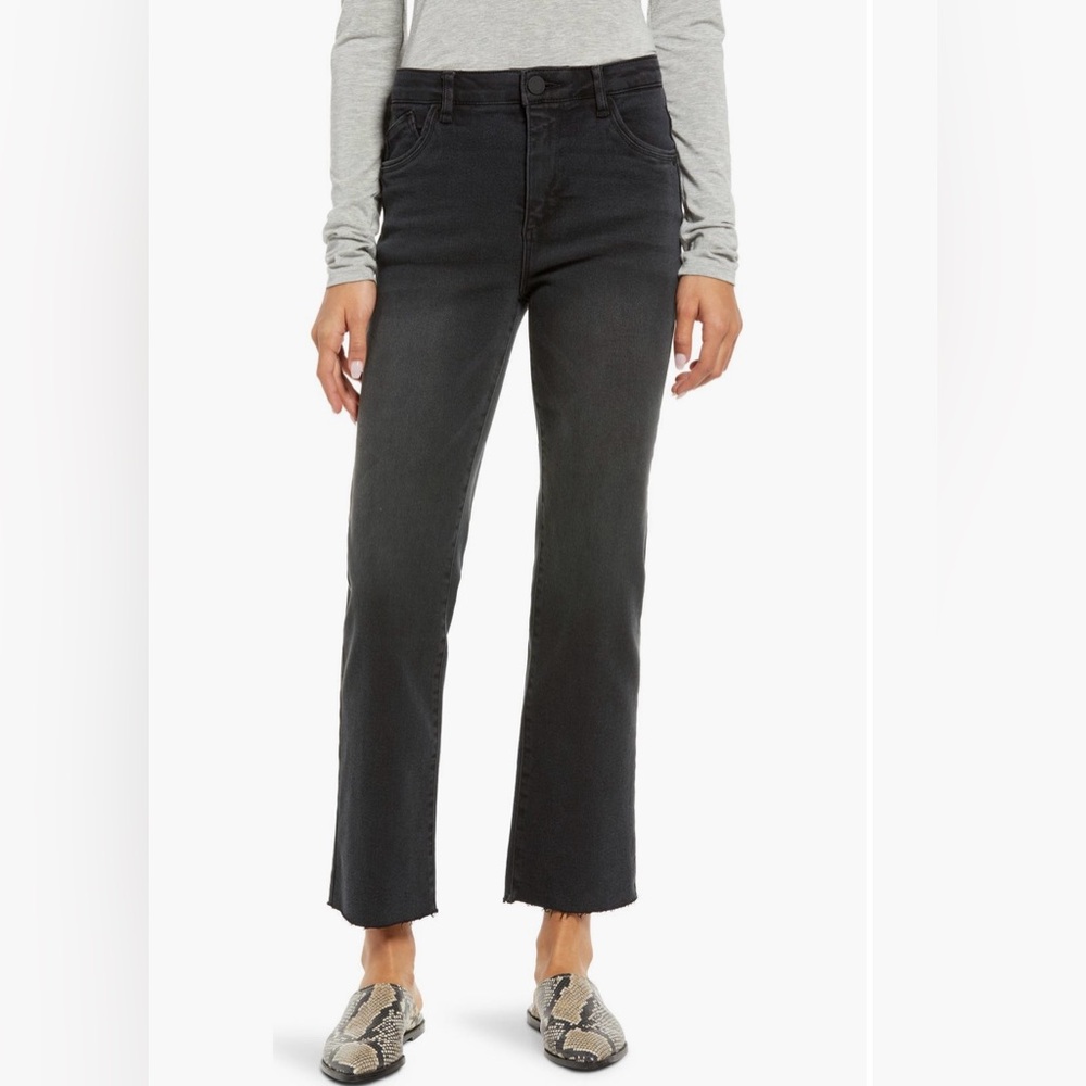 Wit & Wisdom Dark Gray Straight Leg Jeans